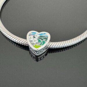 Pandora Virginia Lovers Heart Charm S 925 Jewelry
